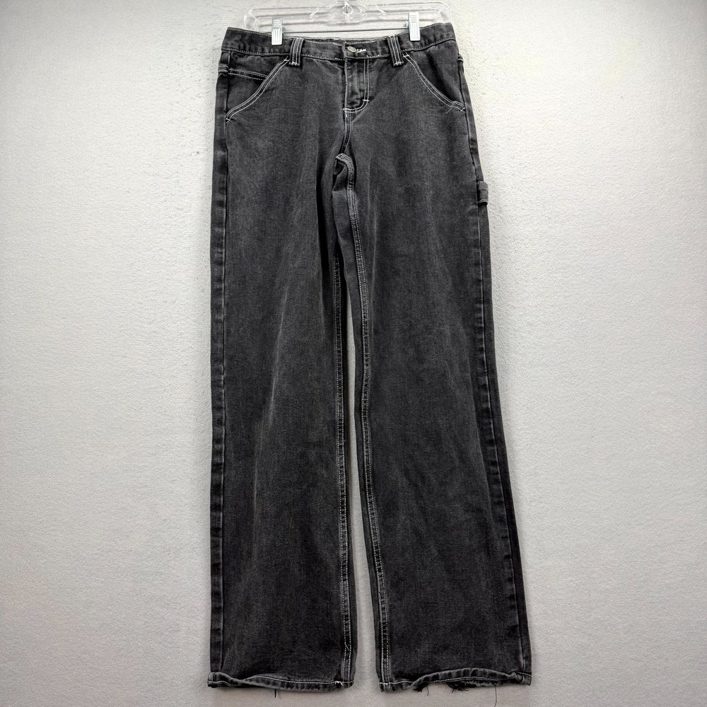 J. Galt Shanghai Jeans Womens Medium 31x32 Gray Denim Pants Dark Wash Everyday